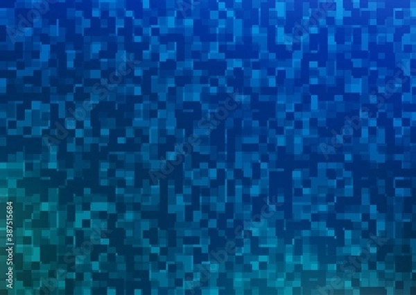 Fototapeta Light BLUE vector cover in polygonal style.