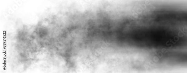 Fototapeta Blurred divine sun light shines through space . The rays beam light on the floor. Panoramic spotlight on isolated background. Stock illustration.