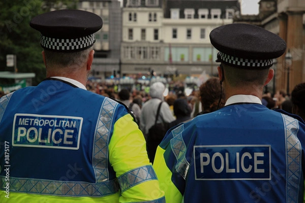 Obraz Dwóch policjantów