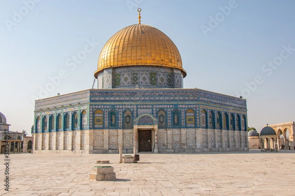 Obraz The Dome of the Rock from Al-Aqsa Mosque in Palestine