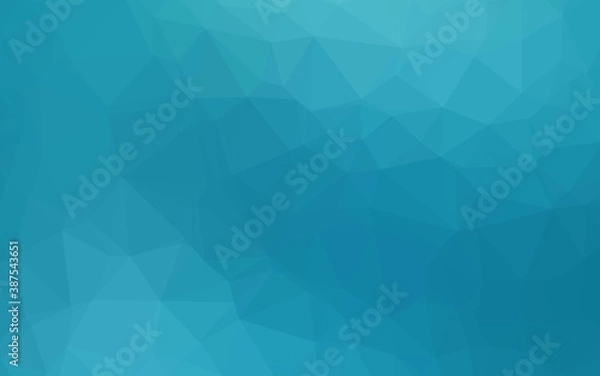 Fototapeta Light BLUE vector low poly layout.