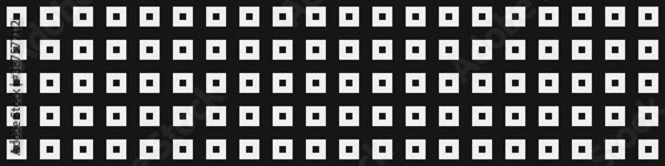 Obraz Abstract Cross Pattern Dots Logo generative computational art illustration