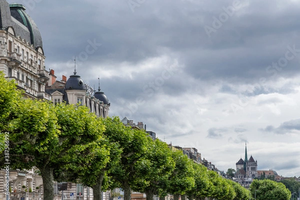 Fototapeta スイス、ジュネーブ旧市街