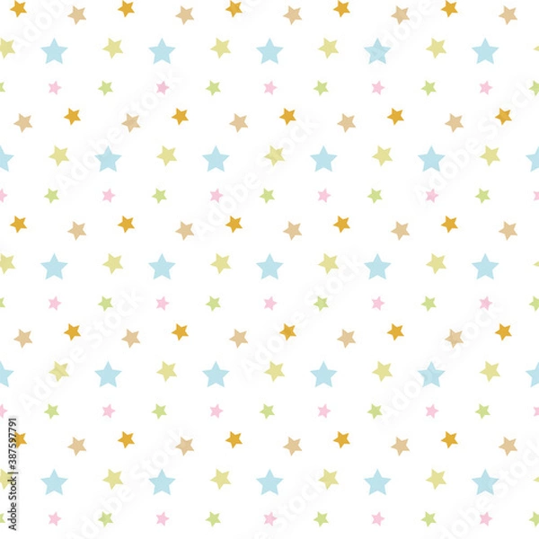Fototapeta gentle light stellar vector seamless pattern for design