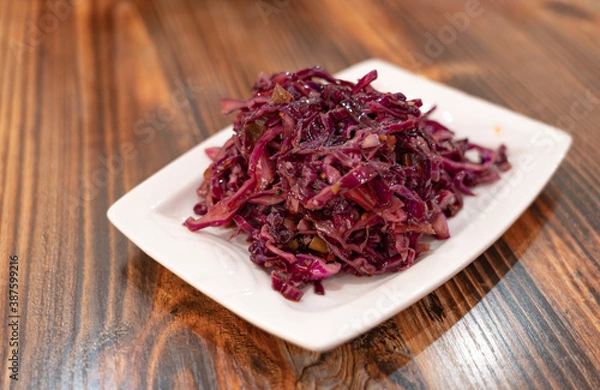 Fototapeta red beet salad