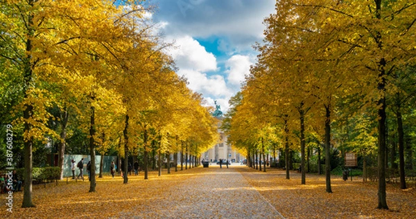 Fototapeta Herbst in Berlin
