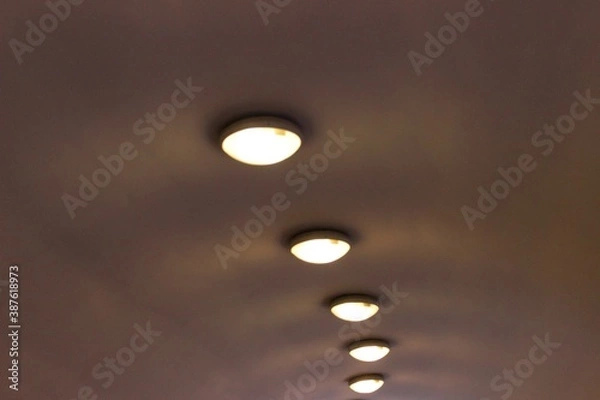 Obraz lamps on the ceiling