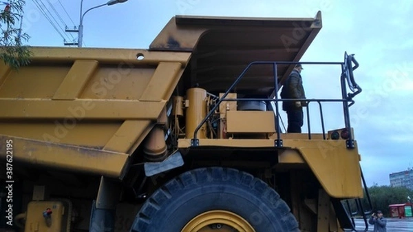 Obraz quarry special equipment of processing mines and other enterprises of the North