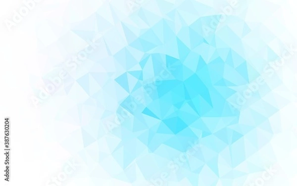 Fototapeta Light BLUE vector abstract mosaic pattern.