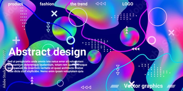 Fototapeta Modern design poster