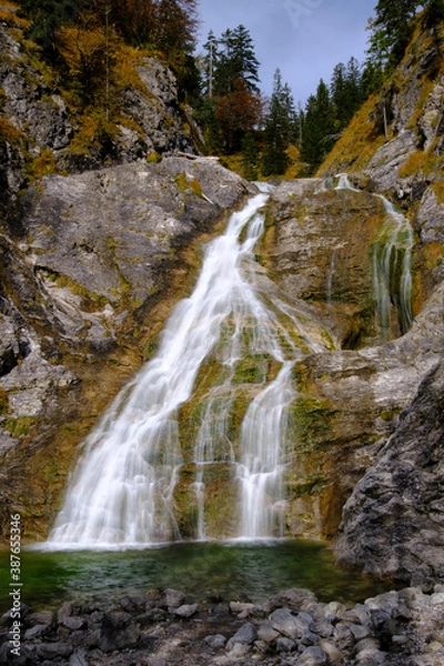 Fototapeta Glasbachwasserfall