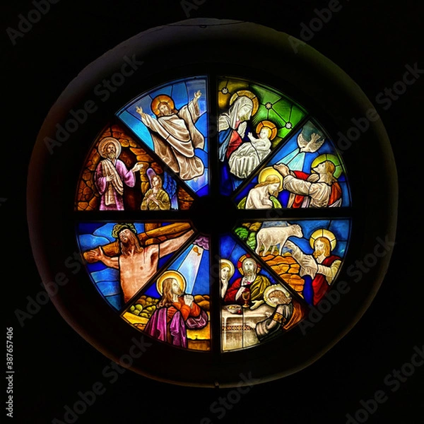 Obraz stained glass window