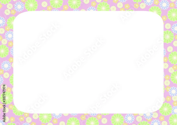 Fototapeta 和柄フレーム