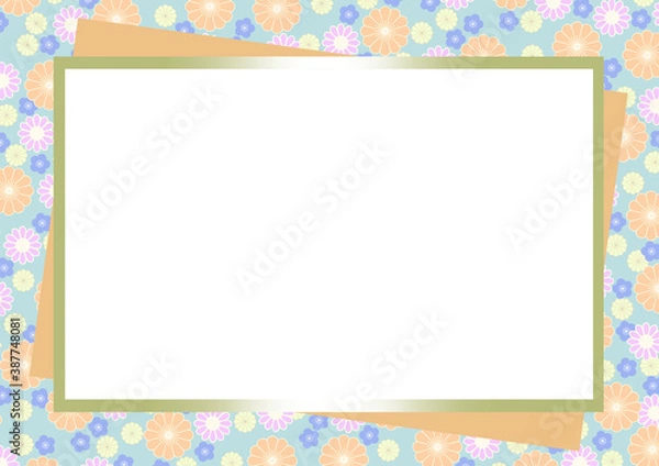 Fototapeta 和柄フレーム