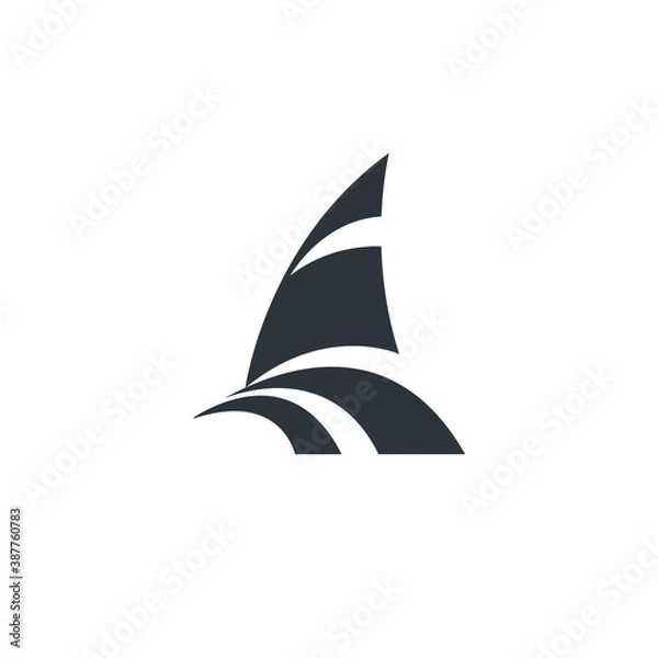 Fototapeta Katamaran Logo - Żeglarz Jacht Jacht Statek podróż ocean morze wakacje żagiel rejs fala żeglarska turystyka lifestyle