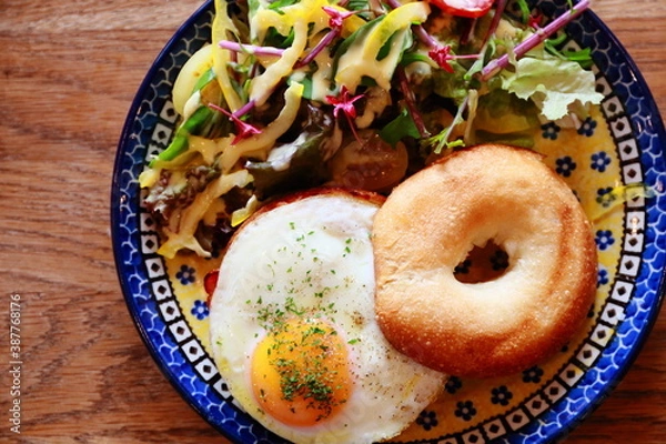 Fototapeta エッグベーグル