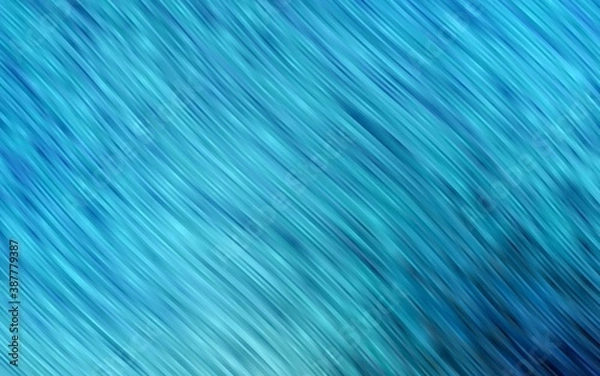 Fototapeta Light BLUE vector template with liquid shapes.