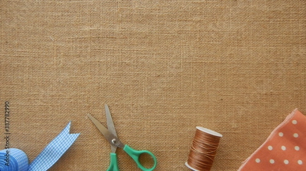 Obraz sack-sewing-texture