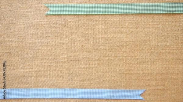 Obraz sack-ribbons-texture-1