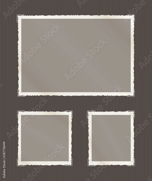 Obraz Strona albumu ze zdjęciami