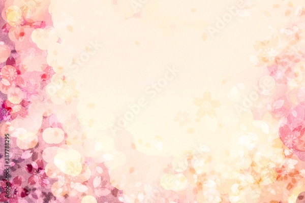 Fototapeta 春のときめき桜の背景