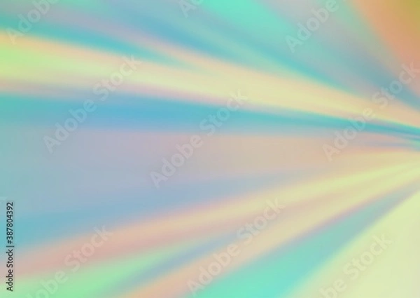 Obraz Light Green vector blur pattern.