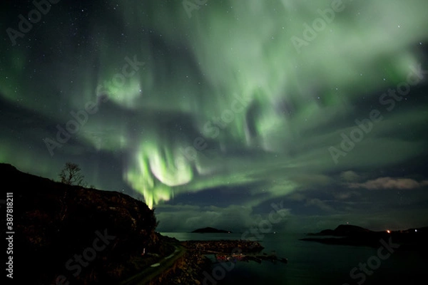 Fototapeta Aurora landscape