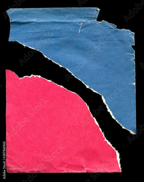 Obraz Old vintage torn paper texture