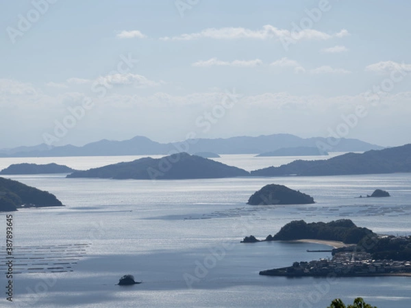 Fototapeta 広島県呉方面から望む瀬戸内海