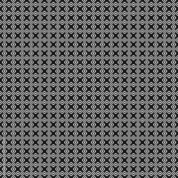 Fototapeta Abstract Cross Pattern Dots Logo generative computational art illustration