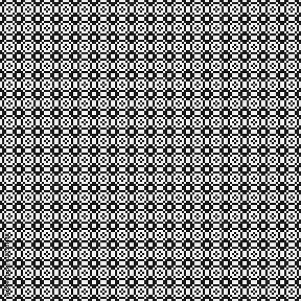 Fototapeta Abstract Cross Pattern Dots Logo generative computational art illustration