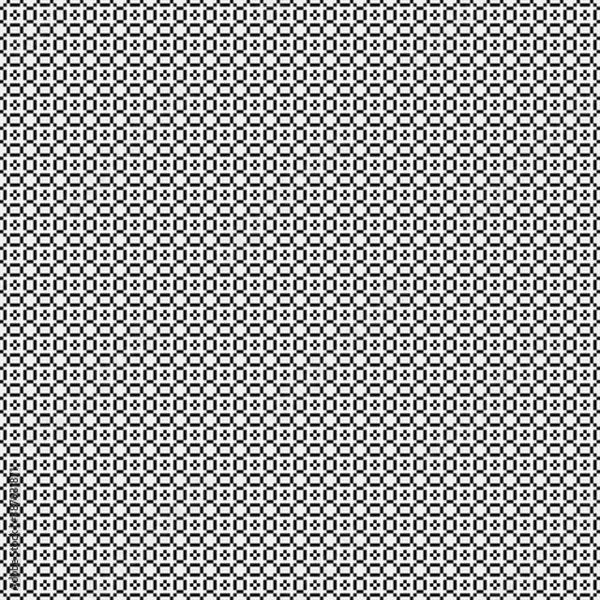 Fototapeta Abstract Cross Pattern Dots Logo generative computational art illustration