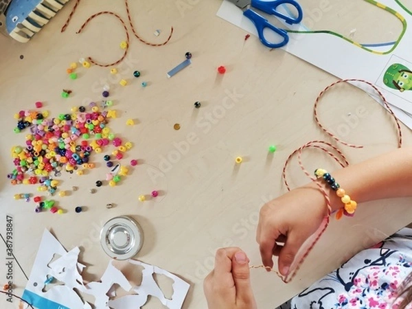 Obraz child drawing on the wall