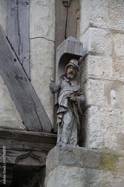 Fototapeta Maisons médiévales à colombages	