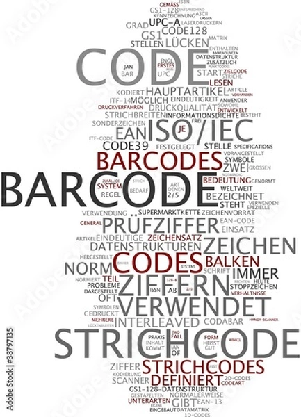 Fototapeta Strichcode