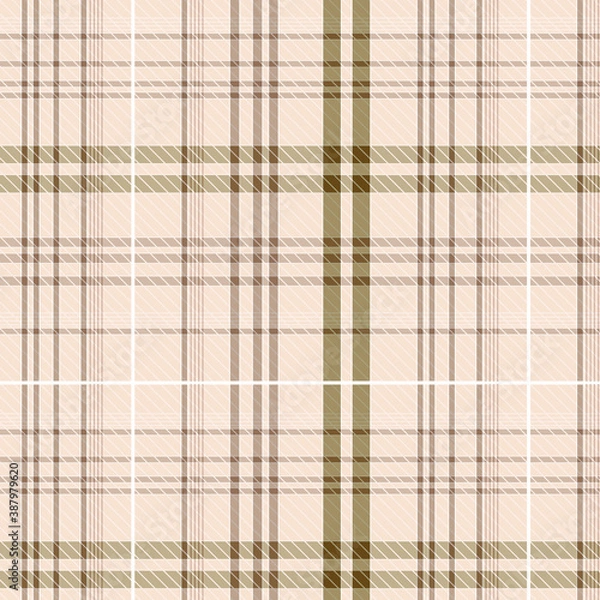 Obraz green plaid texture