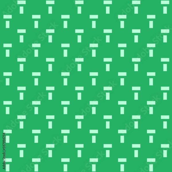 Obraz light green T shape structure on dark background repeat pattern