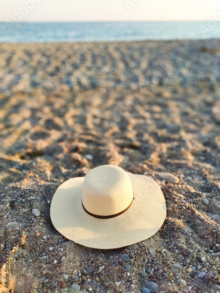 Obraz hat on the sand