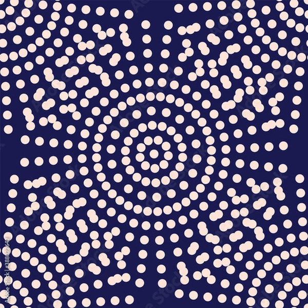 Obraz Vector shibori tie dye seamless pattern background.