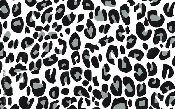 Fototapeta 
leopard texture background, non-repeating leopard abstract modern. vector
military fabric patterns textile black white gray print