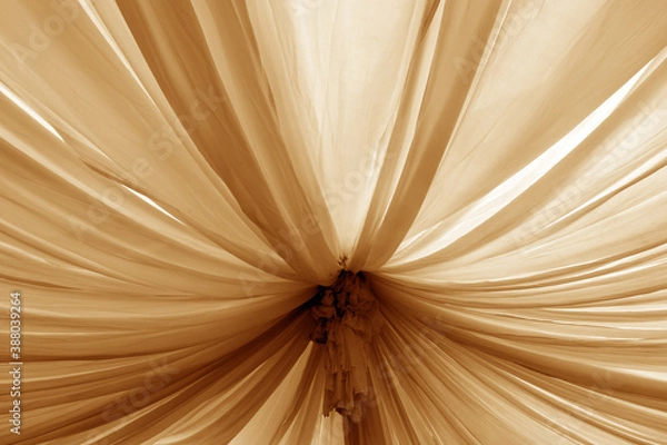 Obraz orange curtains texture.