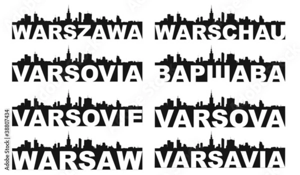 Obraz Warsaw skyline