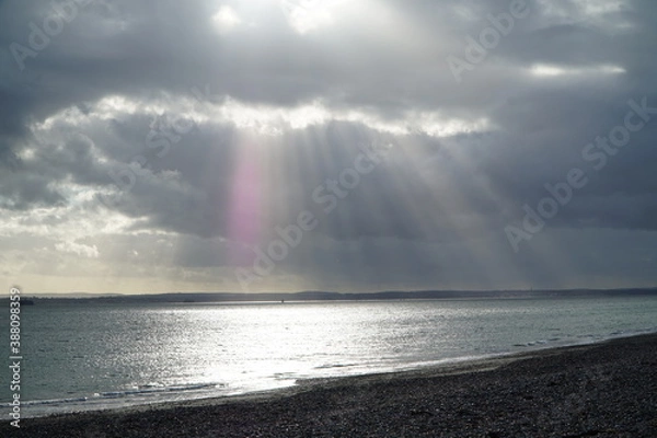 Obraz Face clouds over the sea