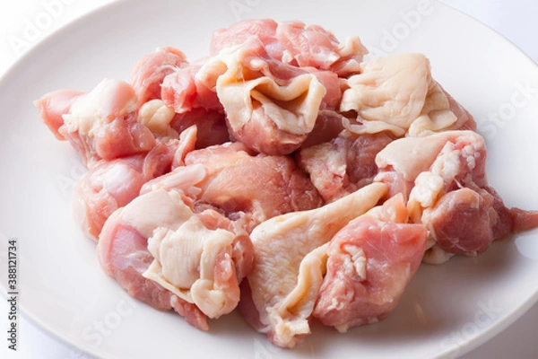 Fototapeta 若どりのモモ肉