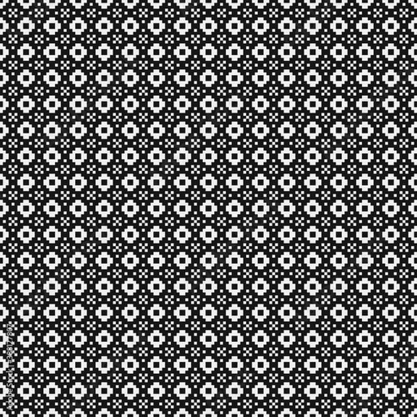 Fototapeta Abstract Cross Pattern Dots Logo generative computational art illustration