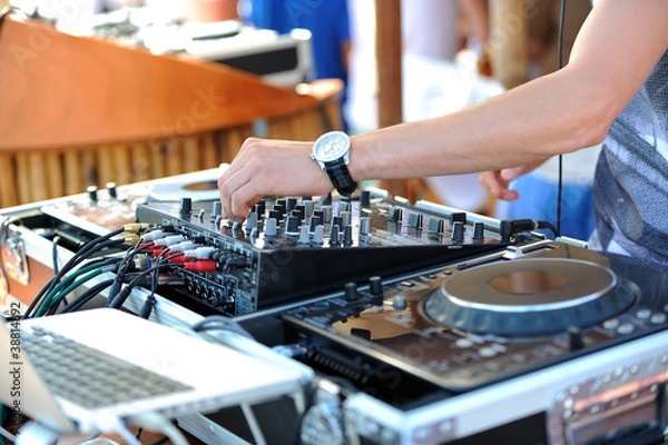 Obraz DJ in the mix