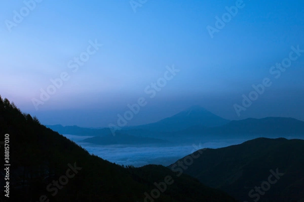 Fototapeta 櫛形山からの富士山