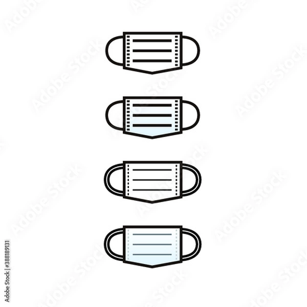 Obraz シンプルなマスクセット