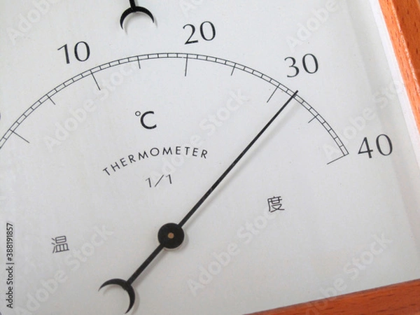 Fototapeta 室内の温度計