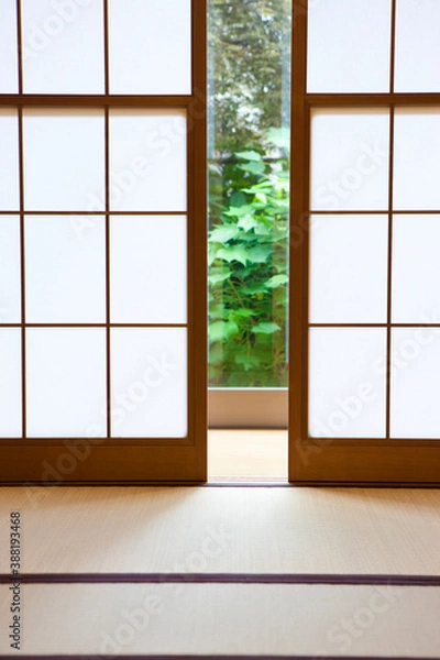 Fototapeta 障子と畳